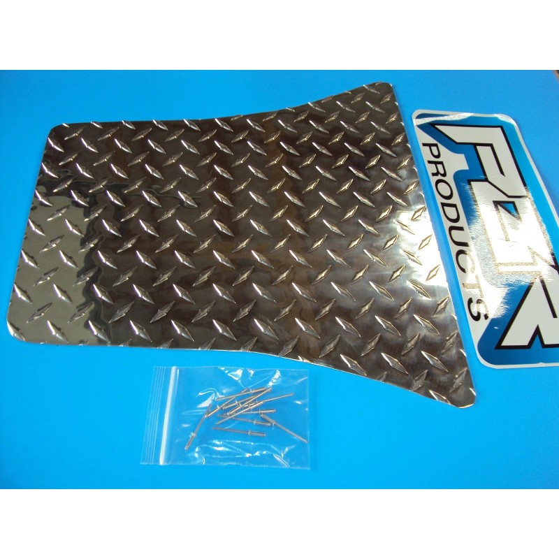 PBR Ez go RXV golf cart Diamond Plate Polished Aluminum