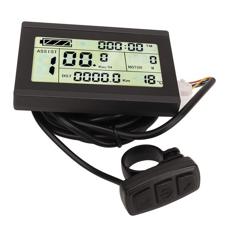 Electric Bike Conversion Kit 25A Sine Wave Controller LCD3U Panel
