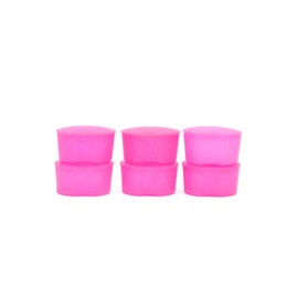Mintra Home Utility Boxes - 150ml Round BRIGHT PINK 6pk - (3.125inW x 1.5inH) - great utility box, storage box for crafts and other small items