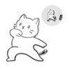 Koongloong Sticker Cat Car Emblem Cat 3D Cute Decoration Car