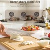 Knife Set, Astercook 22-Piece Kitchen Knife Set with Block &