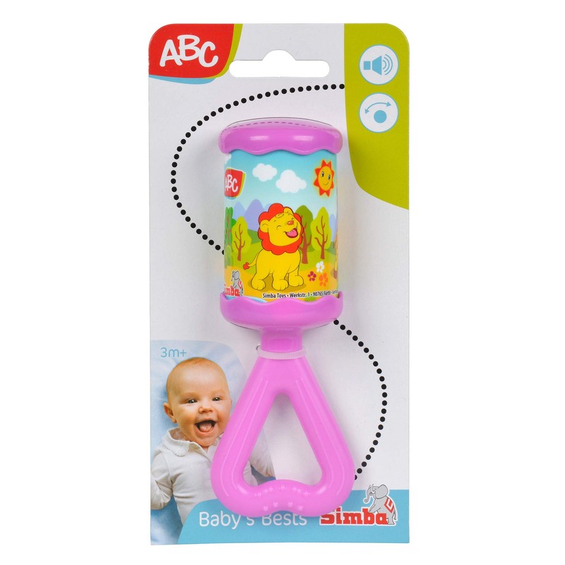 Simba Abc 104011305 Kling Klang Rattle 12 Cm, sort.