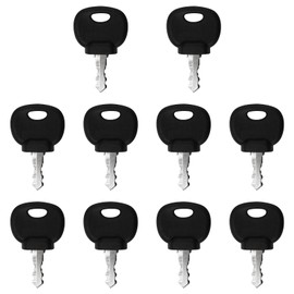 VIDABTE 14707 Heavy Equipment Ignition Key, Ignition Keys for Hamm Bomag Volvo Bobcat Caterpillar JCB New Holland Dynapac Terex Skytrak 14707 5755124 8035807 8U-9569 14603(10 packs)