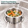304 Stainless Steel Sink Strainer Basket with Handle – 0.8",