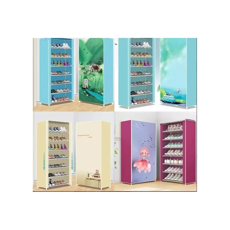 Importeek Zapatera Organizador Zapatos Rack Closet 7 Niveles 21 Pares