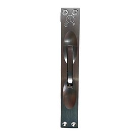 Rockwood 557 US26D Manual Flush Bolt, for Wood Doors Corner Mounted 6-3/4 x 1, UL Approved for Wood Doors up to 90 Min