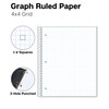 Dunwell Graph Paper Notebook 8.5 x 11 (Blue) Plastic Cover,