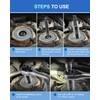 ZOMIYU 50PCS Strut Nut Socket Set Shock Absorber Socket Suspension
