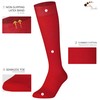 Mysocks Unisex Knee High Long Socks Red,4-7