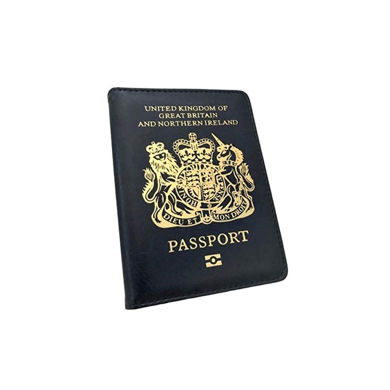 Panther New RFID Blocking British Blue Passport Cover Holder Brexit