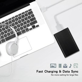 PwrON USB 3.0 Micro Cable, 3.3ft USB 3.0 Cable A to Micro B for Portable External Hard Drives