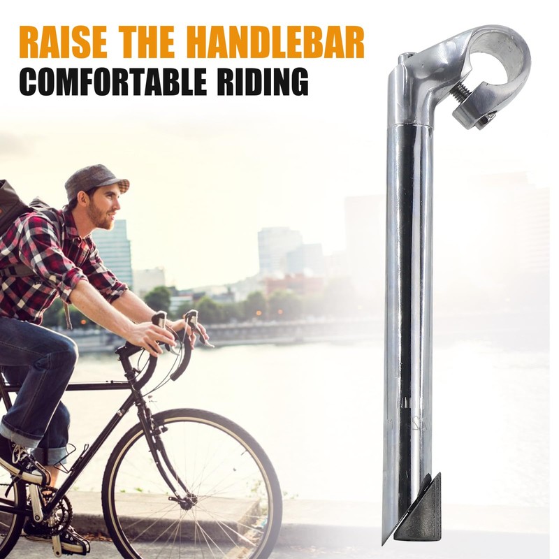WEEROCK Bike Stem 22.2mm Aluminium Alloy Gooseneck Shape Bicycle Stem,