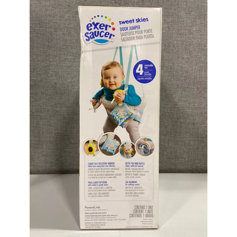 Evenflo Exer Saucer By EVENFLO/ Sweet Skies Door Jumper With