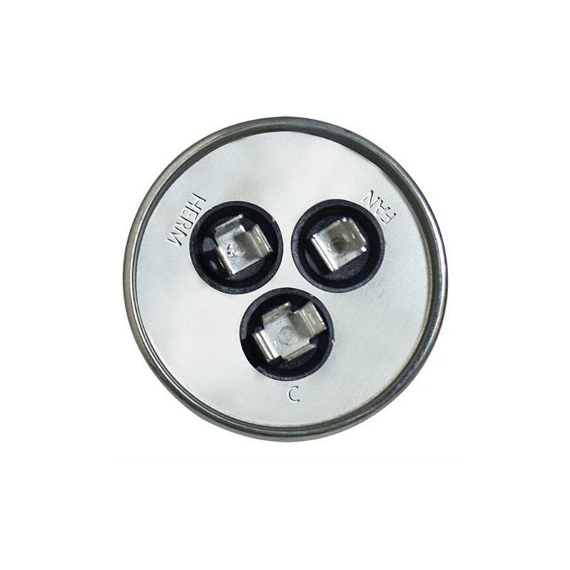 GE Genteq Round Capacitor 70 7.5 uf MFD 370 Volt
