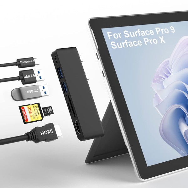 Surface Pro 9 Accessories, Surface Pro 9 Docking Station with