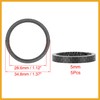 Partuto 5pcs Headset Spacer Matte Black Fit 1 1/8 Inch