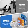 LAMU Drink Organizer for Fridge - [Stabilize-Speed Damper] Automatic Pusher