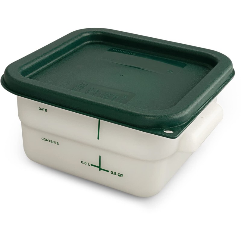 Carlisle FoodService Products Squares Square Food Storage Container with Stackable