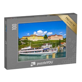 puzzleYOU: Jigsaw Puzzle 100 Pieces "Trip Boats in Meersburg am Lake Constance"