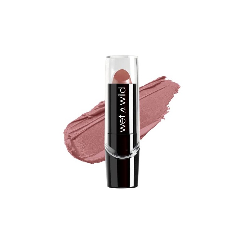 Wet n Wild Lipstick Silk Finish, Dark Pink Frost, 3.5