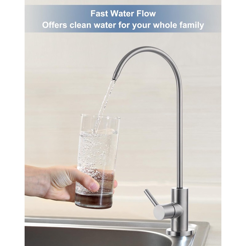 IceJoy Ultra-Filtration Under Sink Water Filter System, 0.01 Micron Precision,