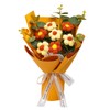 Fenteer Crochet Flower Bouquet Already Made Hand Woven Bouquet Mother