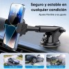 Soporte Para Celular Auto 3 En 1 Estable Con Ganchos
