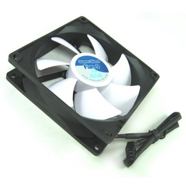 AABCOOLING Super Silent Fan 9 - Silent and Efficient 92mm Fan with 4 Anti-vibration Pads, 12V Fan, Airflow Fan, CPU Fan, Cooling Fan 13.6 dB(A), 34 CFM, 1400 RPM