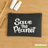 Huuraa Wash Bag Save The Planet Lettering Gift 1 Litre