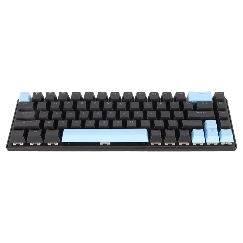 Gaming Keyboard USB 68 Keys Blue Switch N Key Rollover