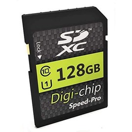 Digi Chip 128GB SDXC Class 10 Memory Card For Nikon Coolpix A1000, B600, P950, W150 Cameras