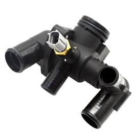 Hoypeyfiy BK2Q8594AA Thermostat Housing Switch Replacement for Ford Transit V363 Mk8 2.2 TDCi 2014-2018 Mk7 2.2 TDCi 2006-2014 Custom V362 2.2 TDCi 2012-2015 Replaces 1731770 BK2Q8A586AB