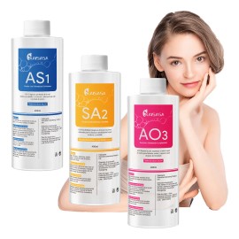 Kit Soluciones Hydrafacial As1 Sa2 Ao3 Hydradermabrasion