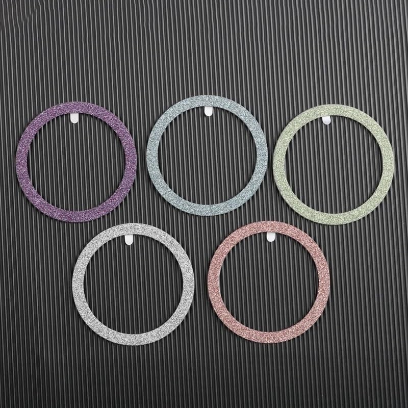 Sparkling Glitter Universal Ring Magnetic Ring Magnetic Wireless Charging Kit