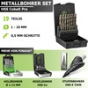 Pinava® Metal Drill Bit Set HSS Cobalt Pro [Extra Sharp