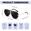 Chicid Aviator Sunglasses for Women Men, Tangle Free Classic UV400