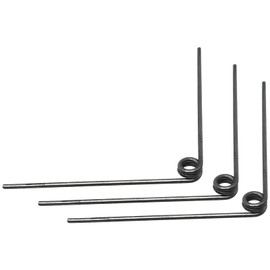 10pcs 1mm Wire Diameter x 5mm Out Diameter x 35mm Length,90° Deflection Steel Tiny Torsion Spring,Small Mechanical Torsion Springs for Woodworking DIY Project(Coils:2)