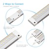 EShine White Finish 3 12 inch Panels LED Dimmable Under