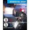 Nilight 2PCS H4 LED Headlight Kit Light Bulbs High Low