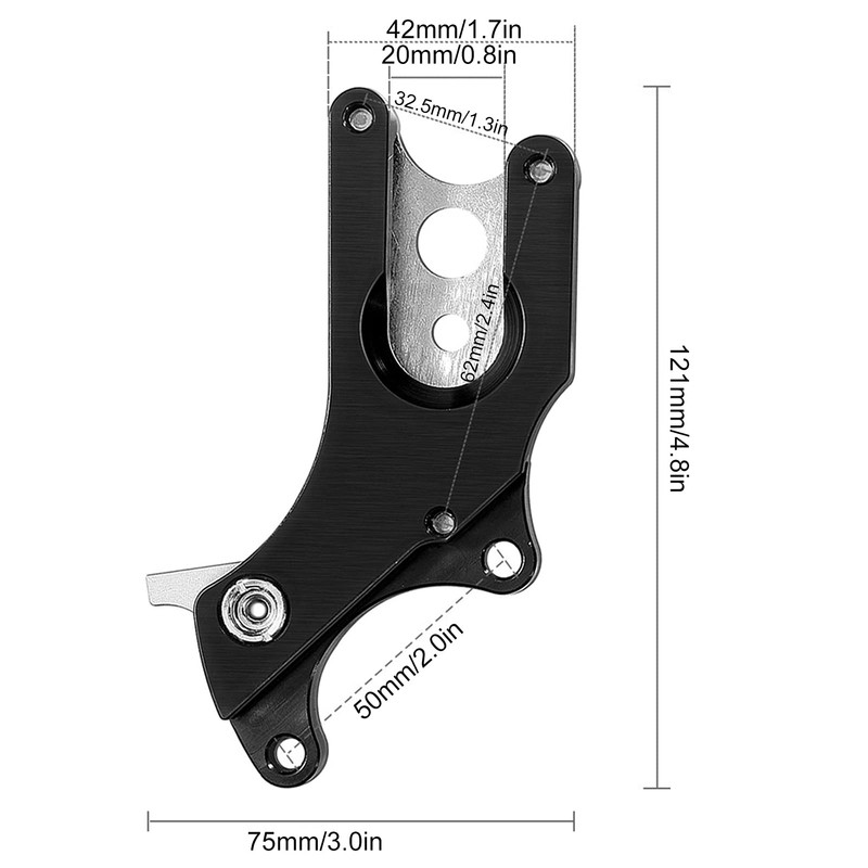 Bicycle Brake Disc Adapter, Bicycle Brake Adapter with Fixed Fit,