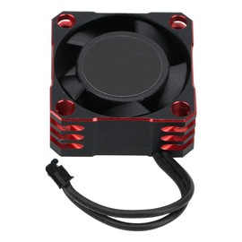 RC Cooling Fan Aluminum 32000RPM 25x25MM Remote Control Vehicle Heat Dissipation Fan RC Electronic Speed Controller Powerful Metal Fan for 1/10 1/8 1/12 Scale RC Car Small Lightweight Easy to Install