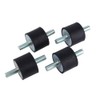 Rubber Shock Absorber Damper, 4Pcs M10 Rubber Anti Vibration Mounts