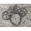 handmade rhinestone mickey ears iridescent bow sequins Mickey Mouse Ears