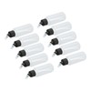 10Pcs Hair Oil Bottle 60ml Leakproof High Temperature Resistant Transparent