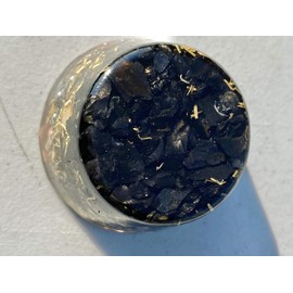 Shungite Elite Noble Single Crystal Small Tower Buster Orgone Generator Energy Accumulator PERFECT GIFTING TOOL!!!! Orgonite Many Beautiful Ingredients! schm(Shungite Elite Noble)