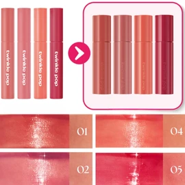 TWINKLE POP Pure Glass Tint 3.8ml, Color:02 Cool Mauve