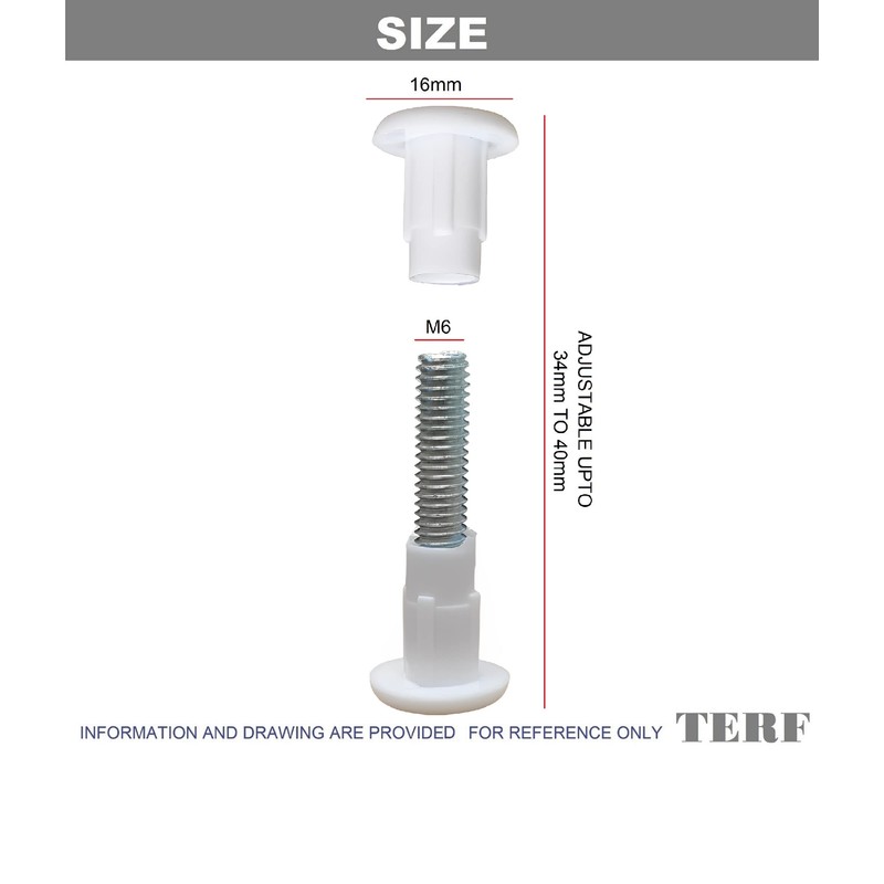 TERF® Cabinet Connecting Jointing Binding Post Screw Bolt M6 (6mm)