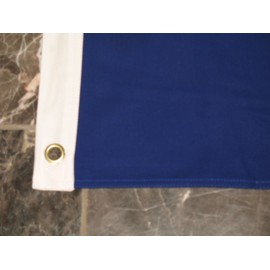 3x5 Embroidered Double Sided U.S. Air Force Emblem Cotton Flag 3'x5' w/ clips