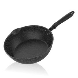 Sunhouse – 11 Inch / 28 cm Non-Stick Deep Frying Pan with Double Pour Spouts, 5-Layer Whitford Non-Stick Coating, PFOA-FREE, Stay-Cool Handle, Induction Compatible with All Cooktops