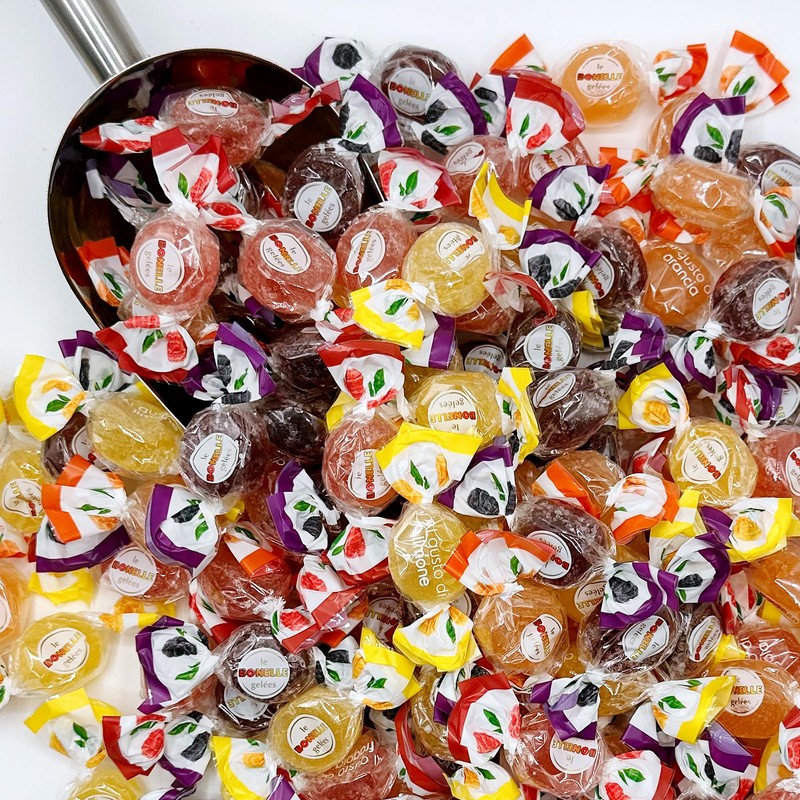 Bonelle Italian Fruit Jelly Candy - 1 Pound Bulk Bag